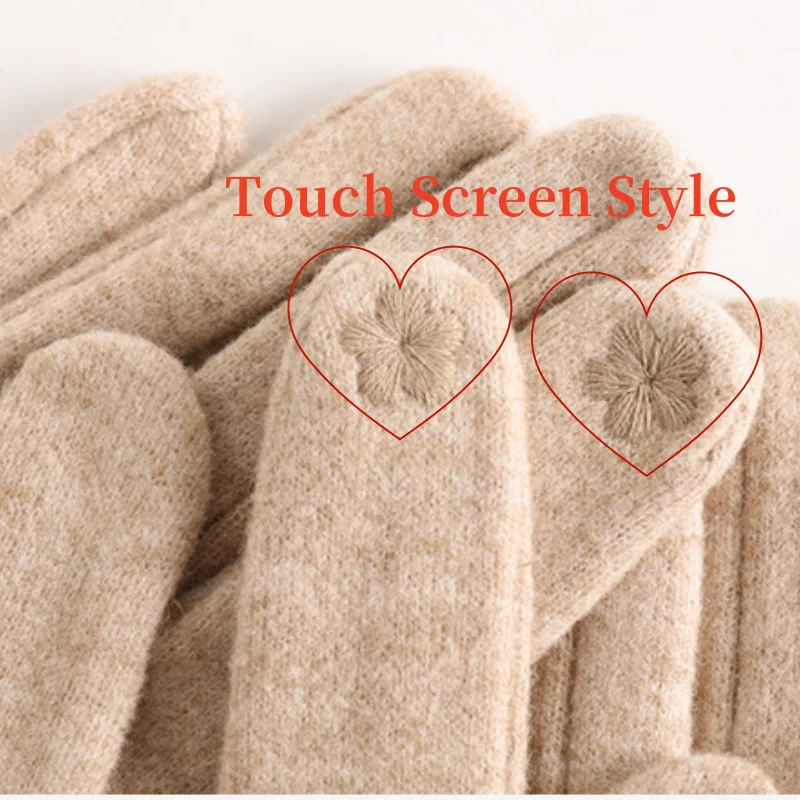 FemRoyale La Gante Chick Vouge Cashmere Touch Screen Winter Gloves™