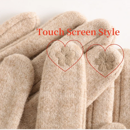 FemRoyale La Gante Chick Vouge Cashmere Touch Screen Winter Gloves™