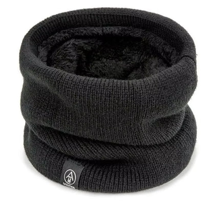 Ultra-Warm Winter Snood Scarf – Unisex Knitted Neck Warmer & Full Face Mask with Plush Lining