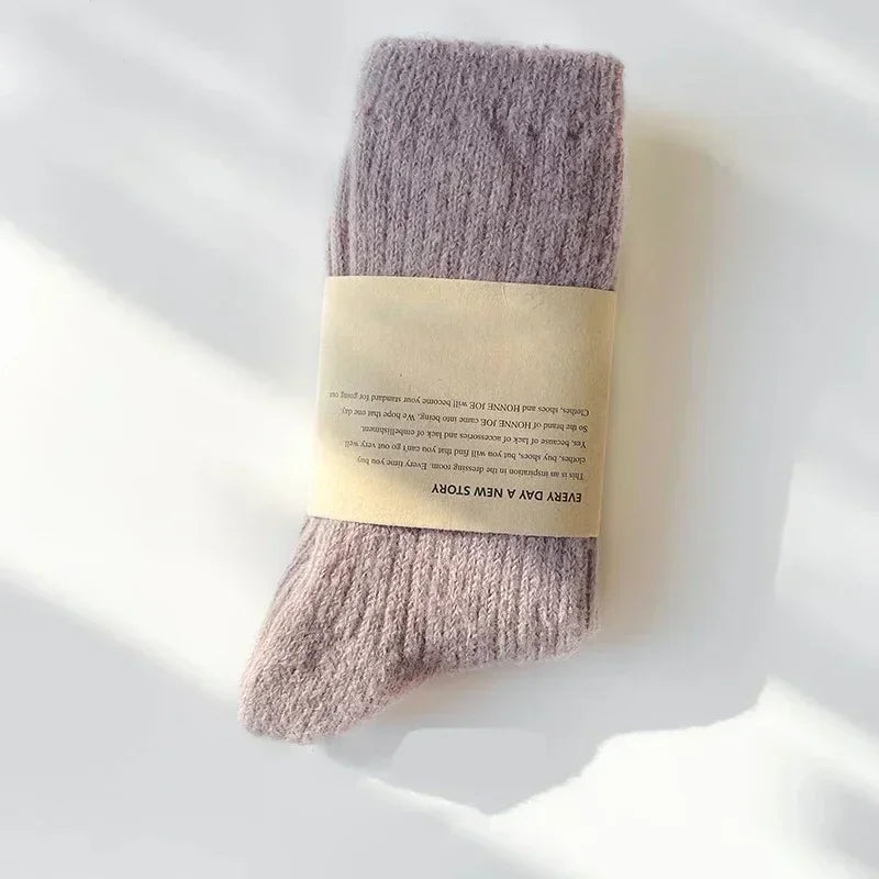 Winter Cashmere Wool Women’s Crew Socks