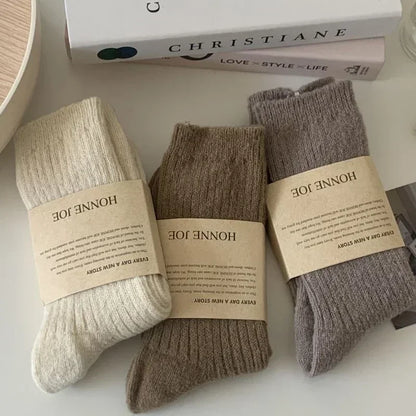 Winter Cashmere Wool Women’s Crew Socks