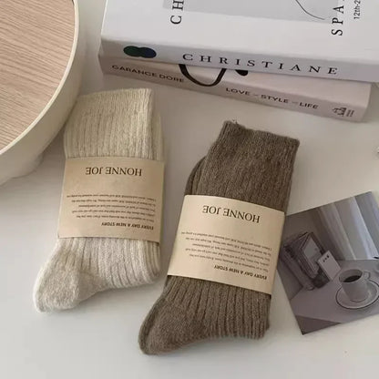 Winter Cashmere Wool Women’s Crew Socks