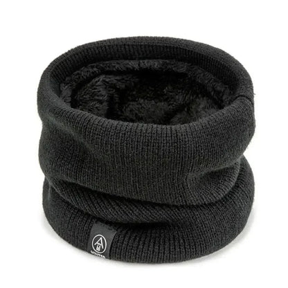Ultra-Warm Winter Snood Scarf – Unisex Knitted Neck Warmer & Full Face Mask with Plush Lining