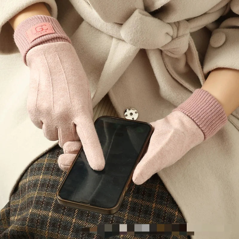 FemRoyale La Gante Chick Vouge Cashmere Touch Screen Winter Gloves™
