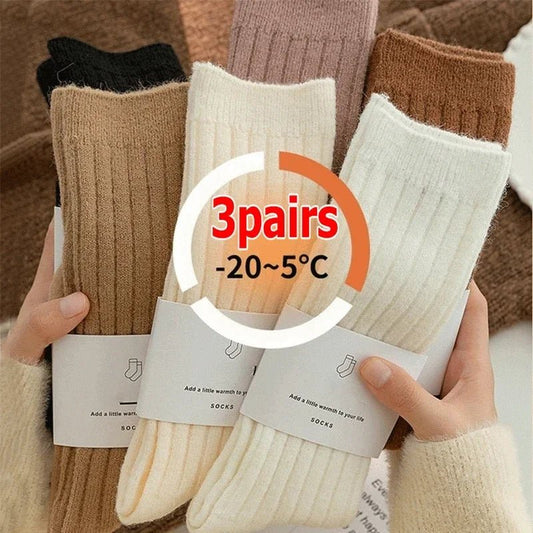 Winter Cashmere Wool Women’s Crew Socks